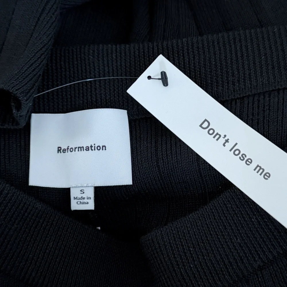 Reformation Novah Regenerative Merino Sweater Pants Size Small NWT - Picture 8 of 8